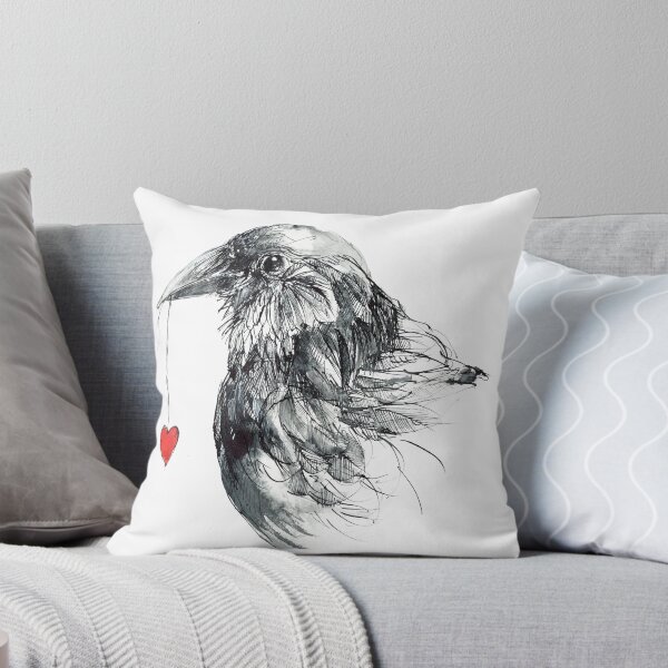Item preview, Love crow designed and sold by Rachel Collier-Wilson.