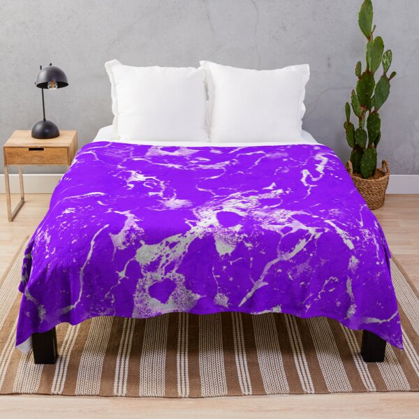 Item preview, Bright Purple and White Marble Abstract Design designed and sold by Paulele.