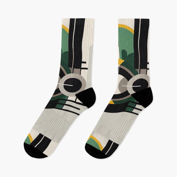 Item preview, Bauhaus green and black artwork designed and sold by KOTOdesign.
