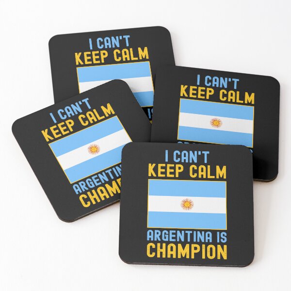 Item preview,   I Can't Keep Calm Argentina Is The Champion, Soccer 2022 World Cup designed and sold by IKERAS.