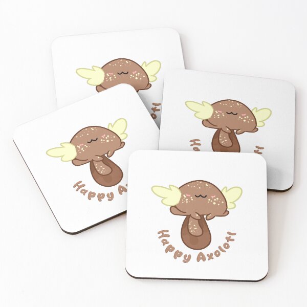 Item preview, Axolotl Happy Cute Salamander designed and sold by ABZDesigner.