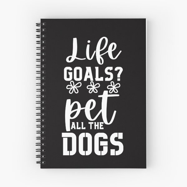 Item preview, Life Goals? Pet a Dog, Dog Lover, Animal Lover, Dog Owner, Dog Mom Typography Quote designed and sold by thedazzlingmonk.