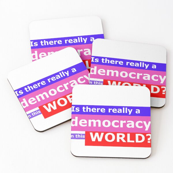 Item preview, The false democracy designed and sold by Clothes and Stickers .