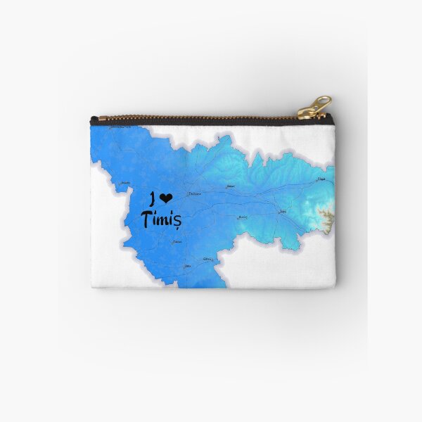 Item preview, Timiș County Map, România 2 designed and sold by maptheclouds.