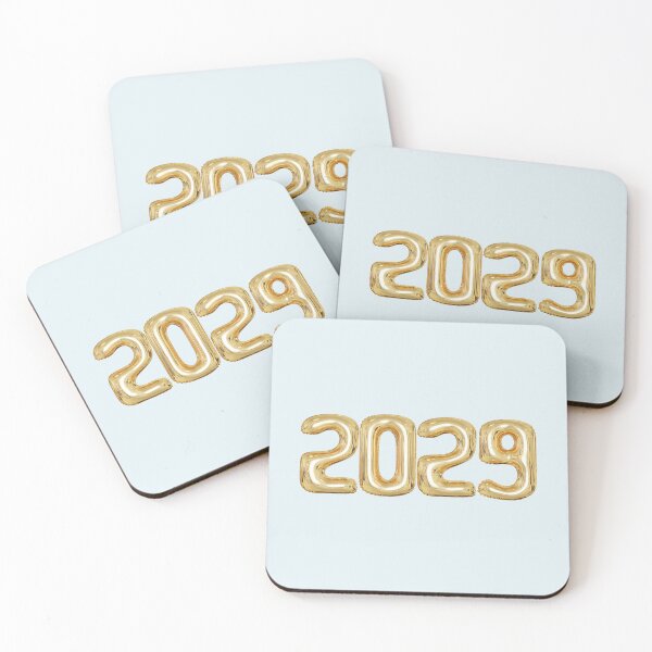 Item preview, 2029 Year Gold Foil Balloon Style designed and sold by teeworthy.
