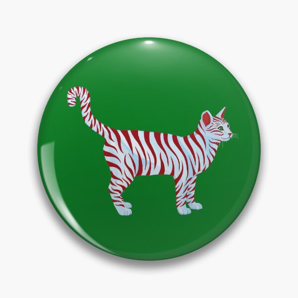 Item preview, Peppermint Candy Red Striped Cat designed and sold by Deborah Camp.