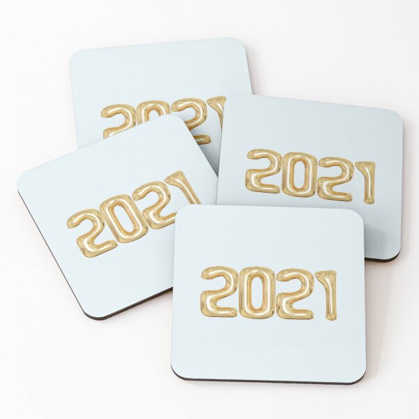 Item preview, 2021 Year Gold Foil Balloon Style designed and sold by teeworthy.