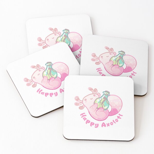 Item preview, Axolotl Happy Cute Salamander designed and sold by ABZDesigner.