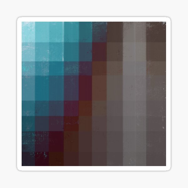 Geometric Earth Tones Sticker