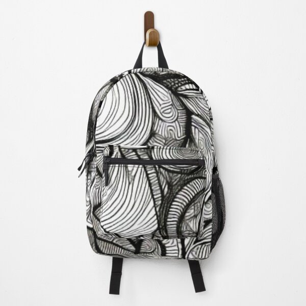 Item preview, Abstract Black and White Swirls designed and sold by HanaiPrint.