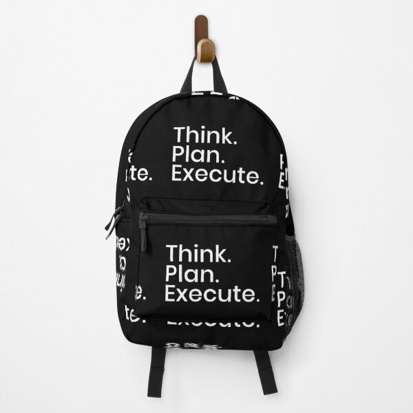 Item preview, Think. Plan. Execute. Sticker designed and sold by Cityscape Canvas Co..