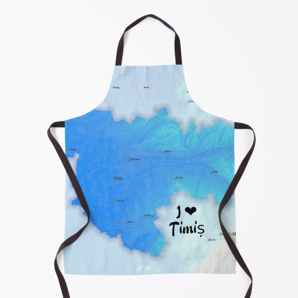 Item preview, Timiș County Map, România designed and sold by maptheclouds.