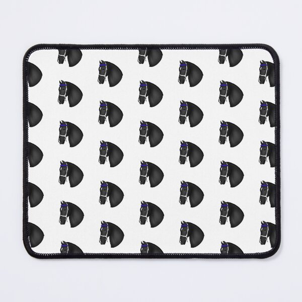 Item preview, Black and Grey Morgan with Blue Browband designed and sold by theaadesigns.
