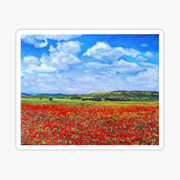 Poppies Sticker
