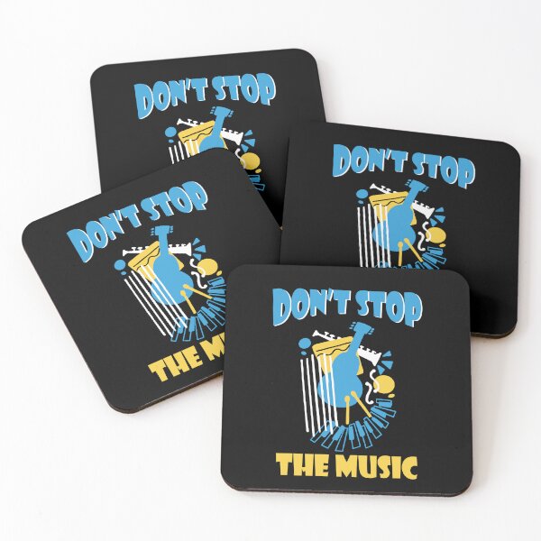 Item preview, Don't Stop Music Music Lover Musician Musical Instrument designed and sold by GrumpyDadCo.