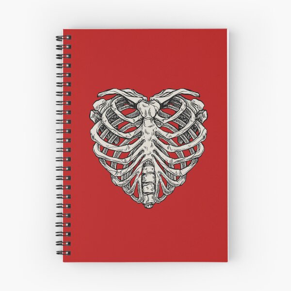 Item preview, heart ribcage skeleton designed and sold by CheCherry.