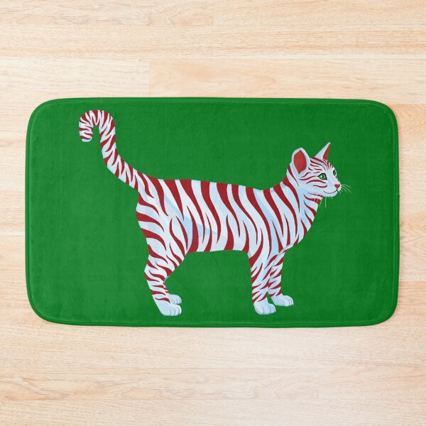 Item preview, Peppermint Candy Red Striped Cat designed and sold by Deborah Camp.