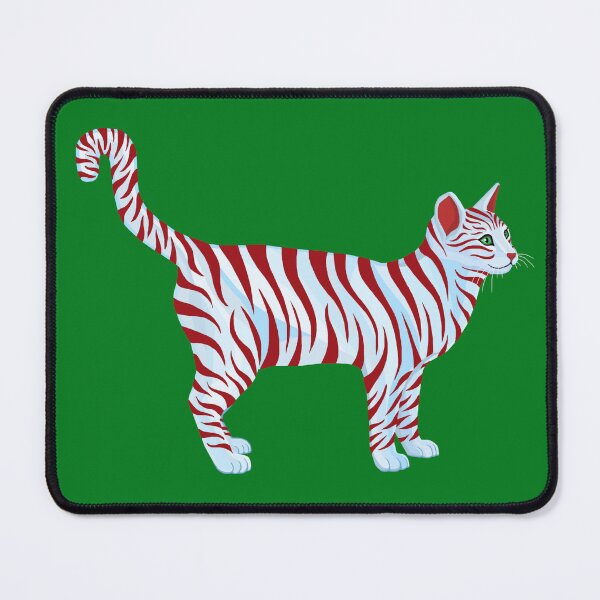 Item preview, Peppermint Candy Red Striped Cat designed and sold by Deborah Camp.