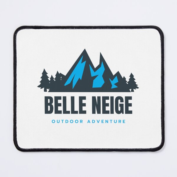 Item preview, Belle Neige in Quebec, Val-Morin, the Laurentides Mountains, Canada, North America - Mountain Outdoor Adventure Snowboard Ski Hiking Vintage Logo designed and sold by Vintage-TM.