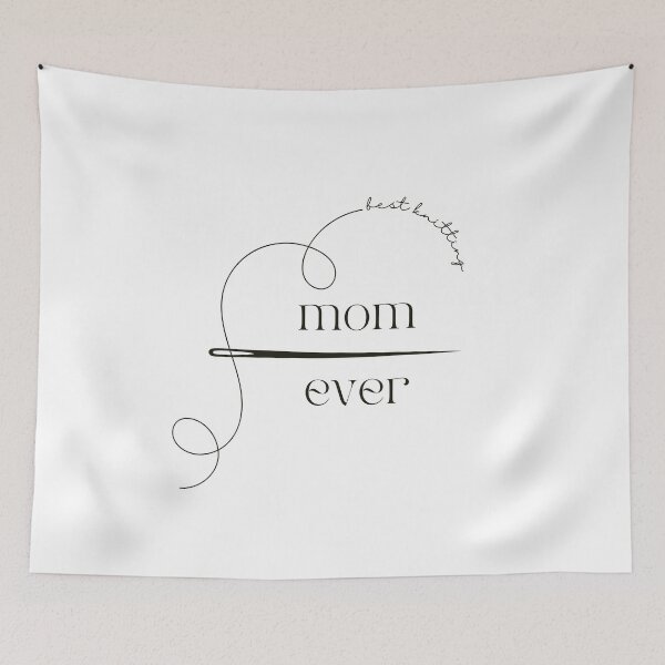 Item preview, best knitting mom ever , mom love 4 designed and sold by FLOWER--ART.
