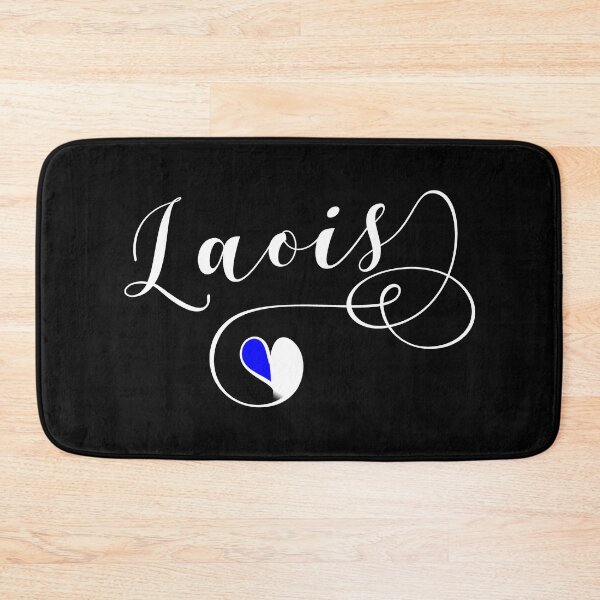 Item preview, Laois Colours Flag Heart, Contae Laoise, Ireland, Irish designed and sold by Celticana.