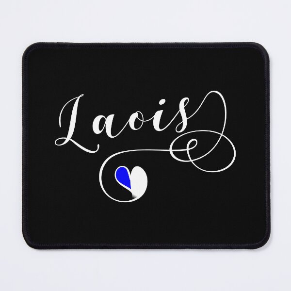 Item preview, Laois Colours Flag Heart, Contae Laoise, Ireland, Irish designed and sold by Celticana.