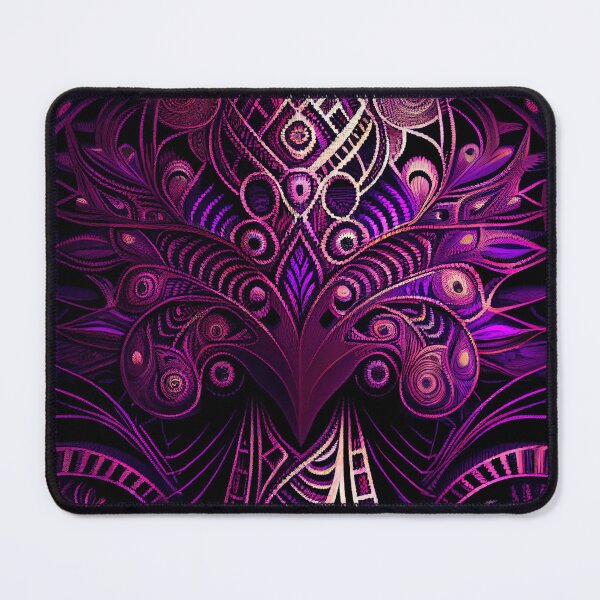 Item preview, Beautiful Dramatic Purple African Pattern Digital Painting designed and sold by CodeAndColors.