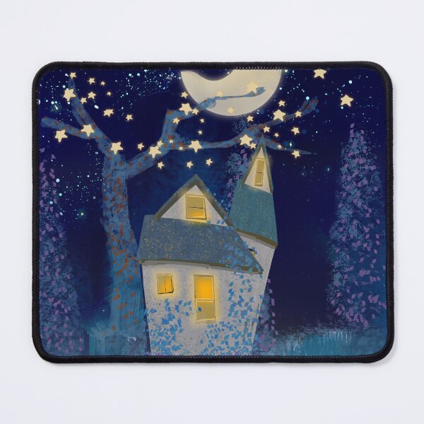 Item preview, a star tree and moon designed and sold by kimbongjune.