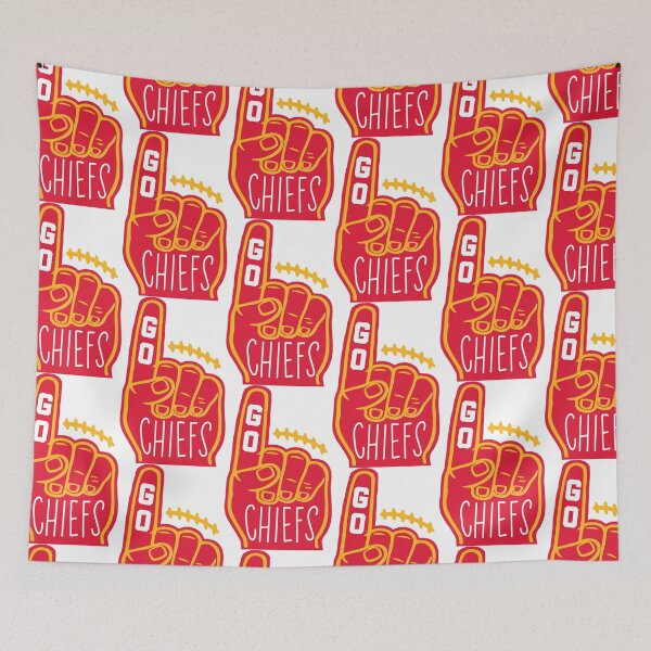 Item preview, Chiefs Foam Finger designed and sold by WillcoPress.