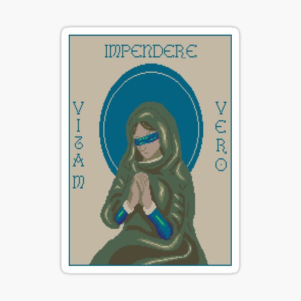 Blindfolded woman Sticker for Sale by artwork-ty