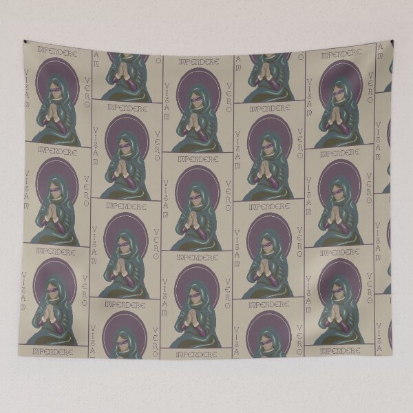 Item preview, Blindfolded Lady - Light Purple designed and sold by goleafi.