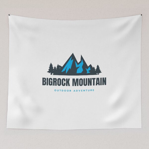 Item preview, Bigrock Mountain in Mars Hill, Maine, United States, North America - Mountain Outdoor Adventure Snowboard Ski Hiking Vintage Logo designed and sold by Vintage-TM.
