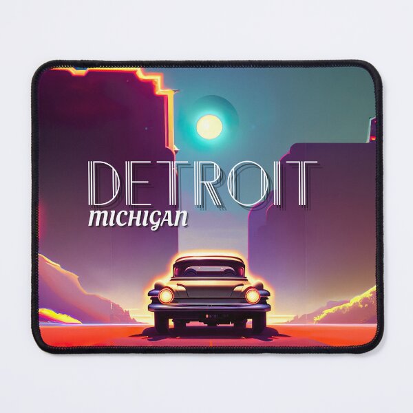 Item preview, Detroit Motor City Retrofuturism designed and sold by ASwissBear.