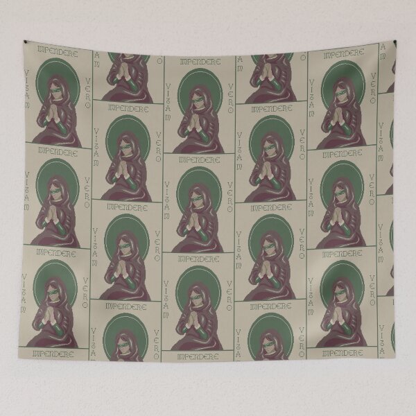 Item preview, Blindfolded Lady - Light Green designed and sold by goleafi.