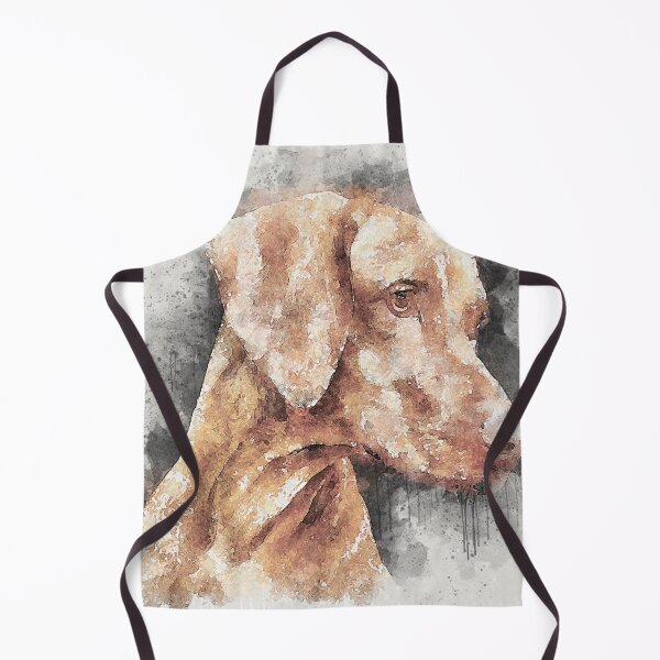 Item preview, Vizsla head watercolor, Dog head watercolor designed and sold by Ryan Rad.