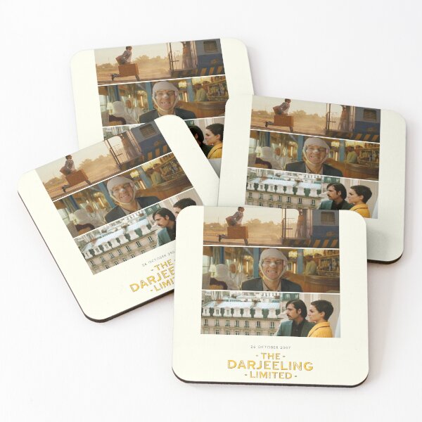 Item preview, The Darjeeling Limited Wes Anderson Movie Poster designed and sold by DarkMatterArtt.