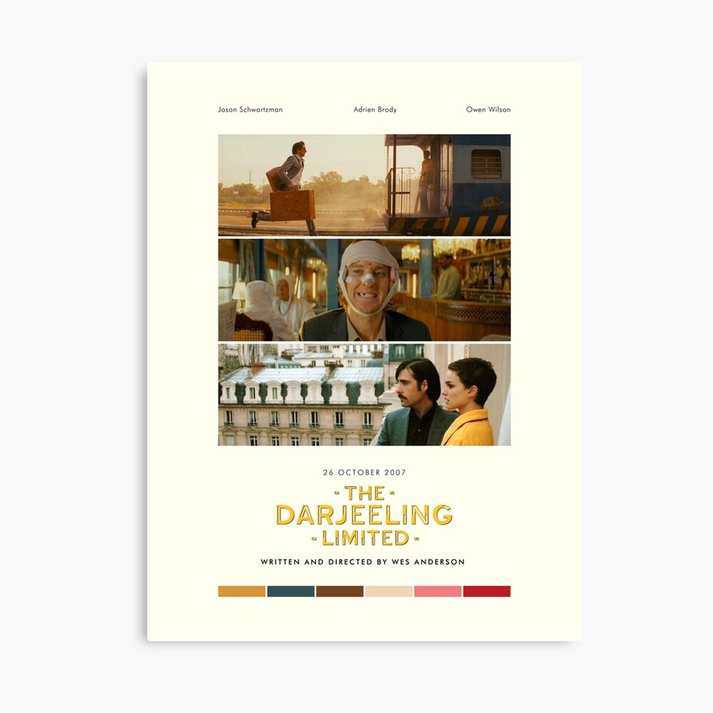 POSTER PRINT the Darjeeling Limited Wes Anderson Film 