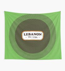 Lebanon | Retro Badge Wall Tapestry