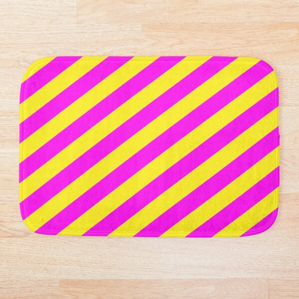 Item preview, Pink Diagonal Lines Yellow Background designed and sold by GemsAnatomy.