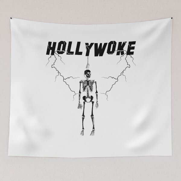 Item preview, Hollywoke | Skeleton hanging on a rope | Anti Woke Hollywood designed and sold by ProdbyNiECO.