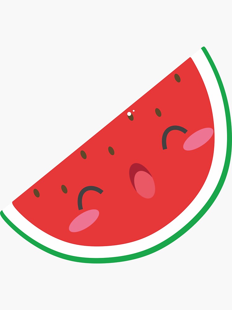 "kawaii Wassermelone" Sticker von Aneelee | Redbubble