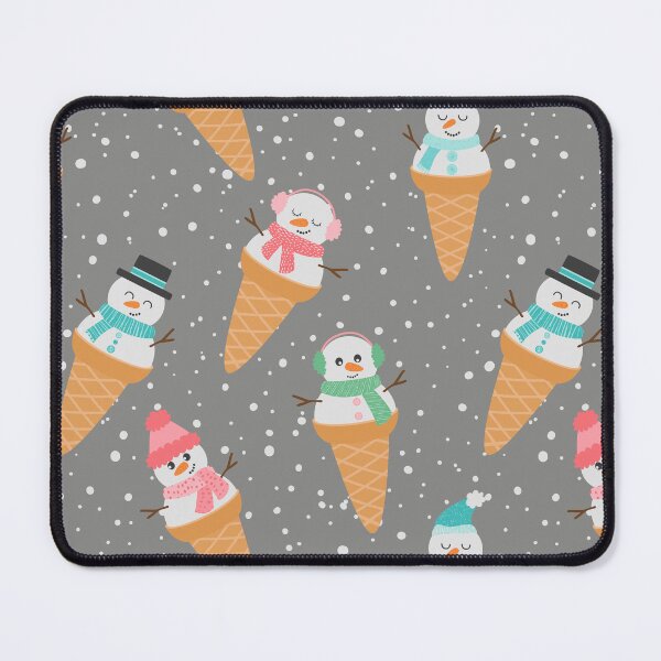 Item preview, Snowman Snow Cones Winter Ice Cream Snow Cute designed and sold by SamAnnDesigns.