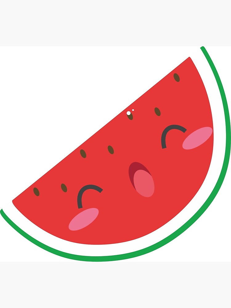 Watermelon Kawaii Greeting Card By Aneelee Redbubble