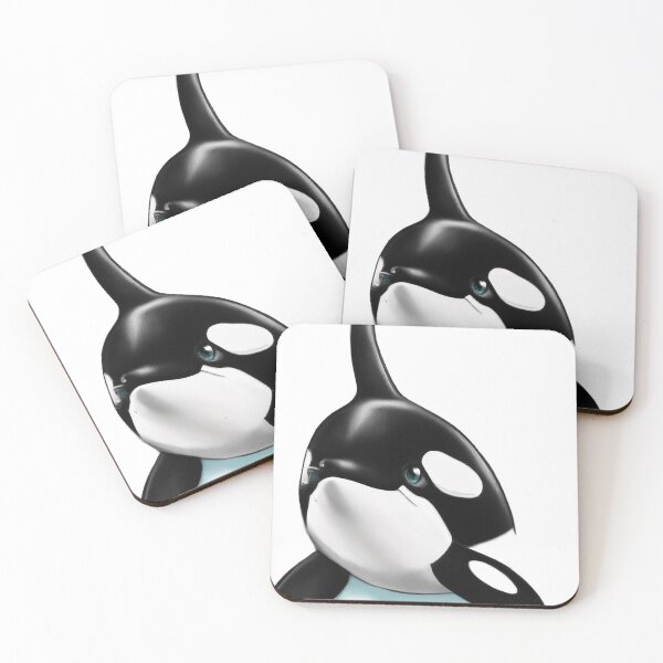 Item preview, Cute Orca Drawing designed and sold by WeHeartAnimals.