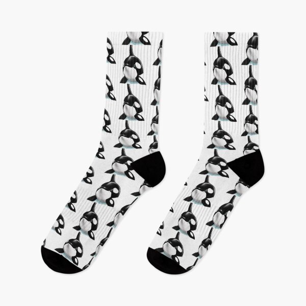 Item preview, Cute Orca Drawing designed and sold by WeHeartAnimals.