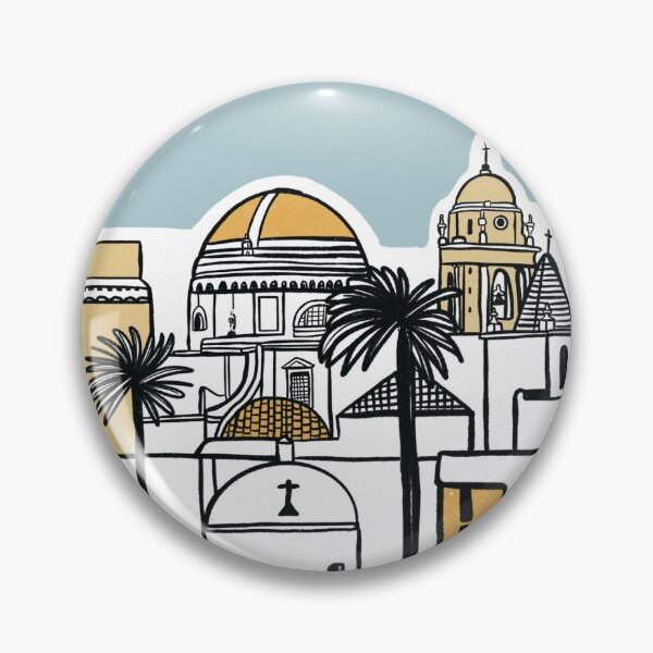Item preview, Cádiz Spain cathedral of Cádiz illustration art cathedral of Cadiz  designed and sold by Tropical Blood.