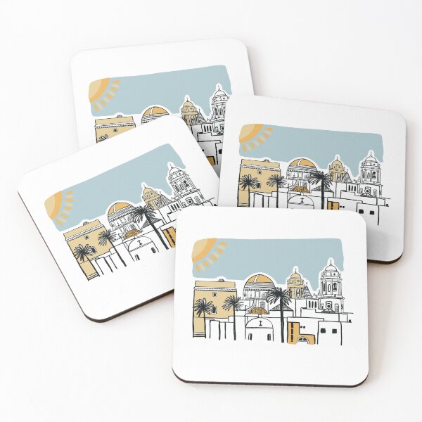 Item preview, Cádiz Spain cathedral of Cádiz illustration art cathedral of Cadiz  designed and sold by Tropical Blood.