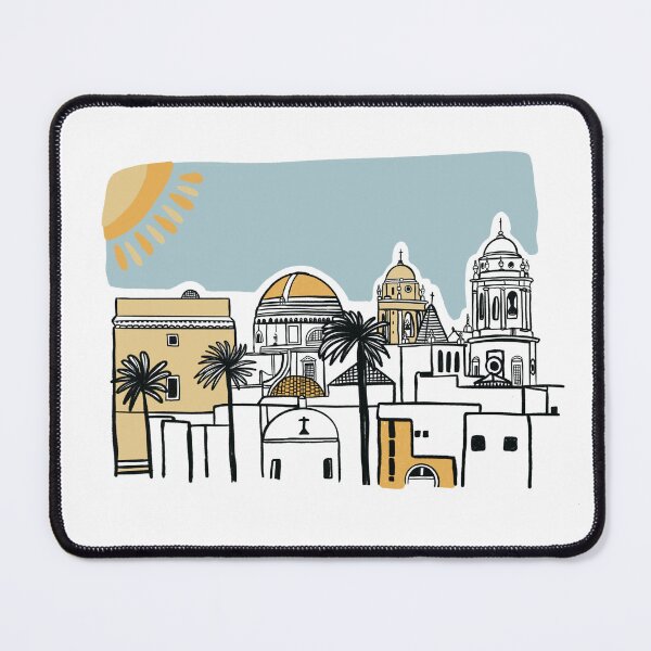 Item preview, Cádiz Spain cathedral of Cádiz illustration art cathedral of Cadiz designed and sold by Tropical Blood.
