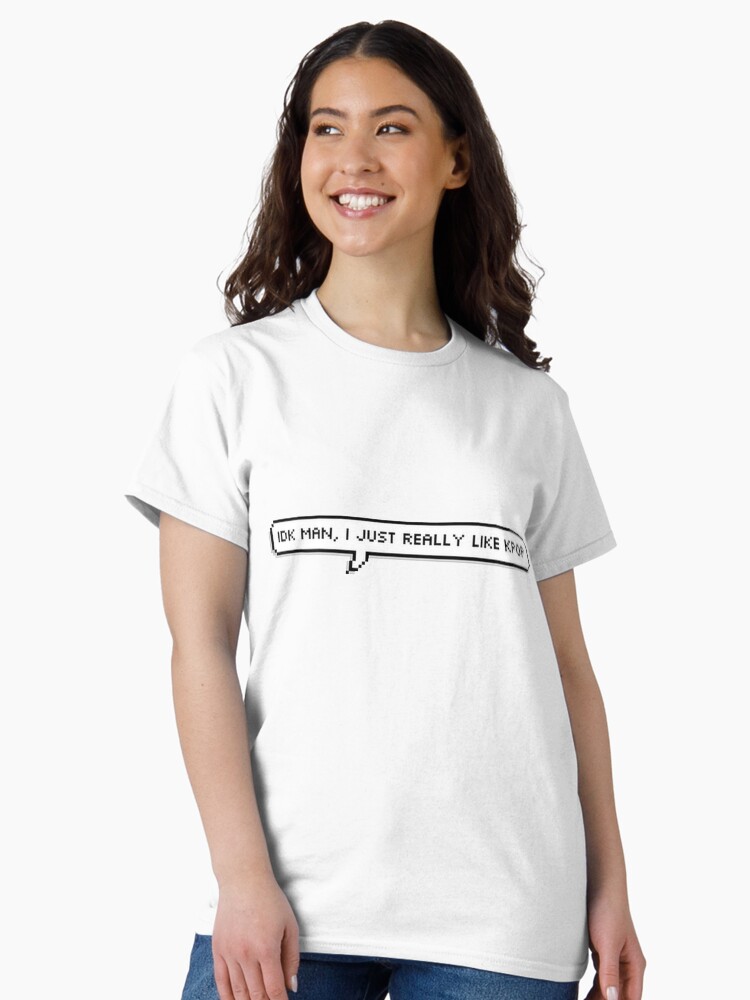 Thumbnail 2 von 7, Classic T-Shirt, Keine Ahnung, Mann, ich mag K-Pop einfach sehr designt und verkauft von Going-Kokoshop.