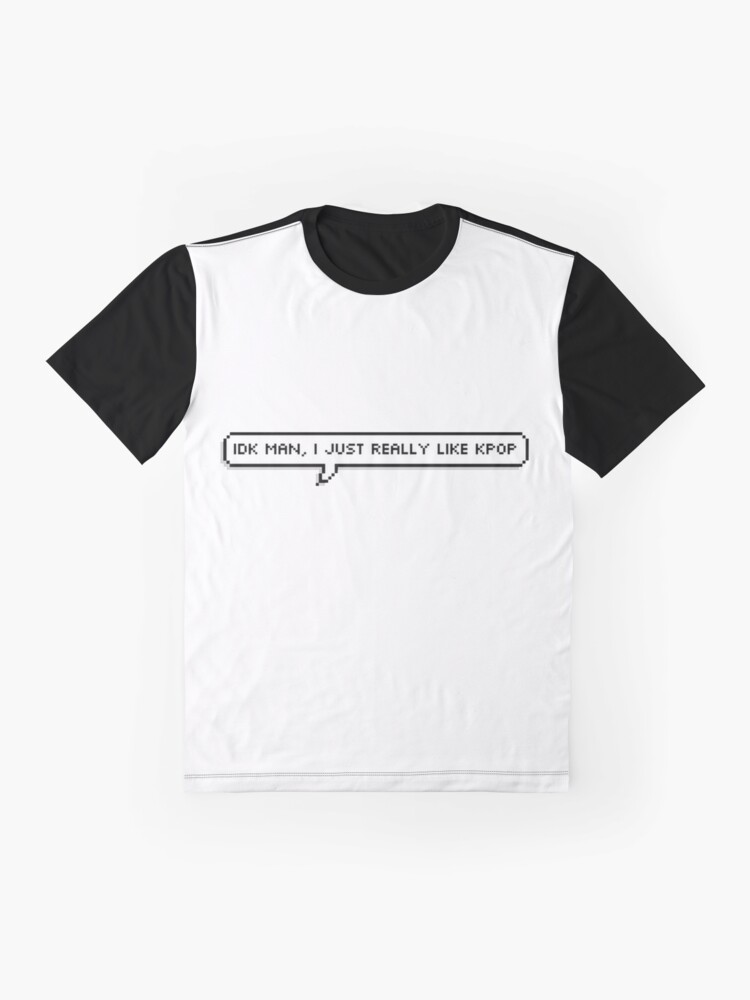 Thumbnail 4 von 5, Grafik T-Shirt, Keine Ahnung, Mann, ich mag K-Pop einfach sehr designt und verkauft von Going-Kokoshop.
